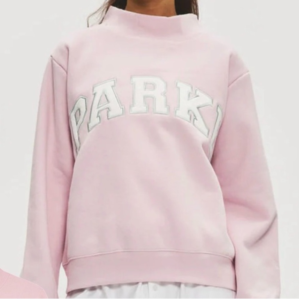 PARKE Nostalgia Varsity Mockneck Size S/M
Color is Sparkle. BNWT